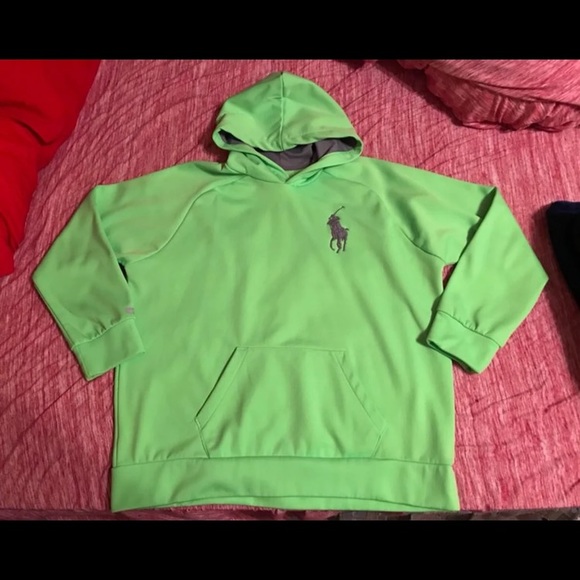 highlighter green hoodie